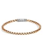 John Hardy Sterling Silver And Bronze Classic Chain Bracelet