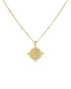 Adinas Jewels Beaded Coin Pendant Necklace, 14