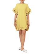 Gracia Ruffle Trimmed Mini Dress (45% Off) Comparable Value $108