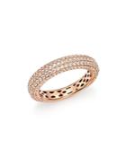 Bloomingdale's Diamond Micro Pave Band In 14k Rose Gold, 1.0 Ct. T.w, 100% Exclusive