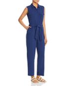 Kenneth Cole Sleeveless Belted Jumpsuit