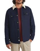 Marine Layer Faux Sherpa Lined Regular Fit Camping Shirt