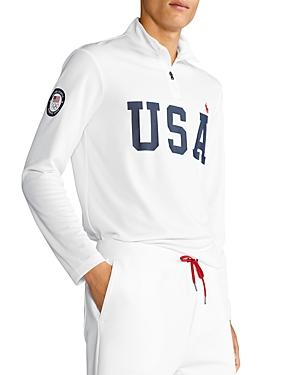 Polo Ralph Lauren Team Usa Mesh Quarter Zip Pullover