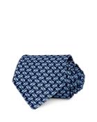 Salvatore Ferragamo Buckles & Gancini Silk Classic Necktie