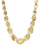 Marco Bicego 18k Yellow Gold Engraved Lunaria Necklace, 18
