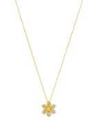 Bloomingdale's Diamond Flower Pendant Necklace In 14k Yellow Gold, 0.25 Ct. T.w. - 100% Exclusive