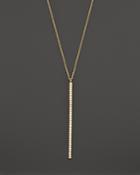 Diamond Bar Pendant Necklace In 14k Yellow Gold, .25 Ct. T.w. - 100% Exclusive