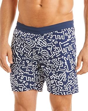 Lacoste X Keith Haring Printed Swim Shorts