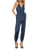 Bcbgmaxazria Snakeskin-print Jumpsuit