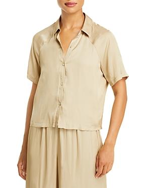 T Tahari Short-sleeve Button-down Shirt