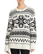 Lauren Ralph Lauren Graphic Knit Crewneck Sweater