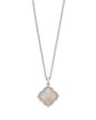 Kendra Scott Mallory Banded Agate Adjustable Pendant Necklace, 19