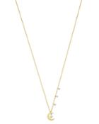 Meira T 14k Yellow & White Gold Moon Pendant Necklace With Diamonds, 18