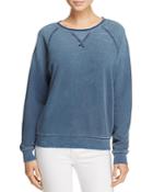 Mother The Square Distressed Sweatshirt