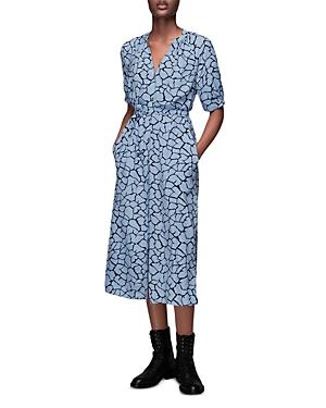 Whistles Olivia Animal Print Dress