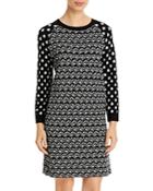 Weekend Max Mara Mixed Pattern Sweater Dress