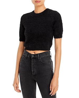 Bardot Brushed Knit Crop Top