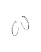 Sterling Silver Graduated Hoop Earrings - 100% Exclusive