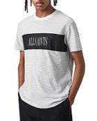 Allsaints Warren Logo Print Crewneck Tee