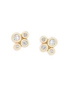 Adina Reyter 14k Yellow Gold Diamond Cluster Barnacles Stud Earrings