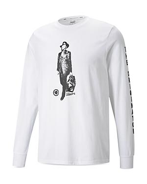 Puma Franchise Cotton Graphic Long Sleeve Tee