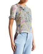 Ted Baker Colefax Floral Print Blouse