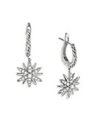 David Yurman Starburst Cable Drop Earrings With Diamonds