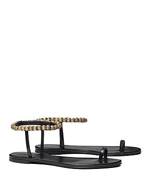 Tory Burch Women's Capri Beaded Ankle Strap Sandals