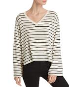 Lna Lilia Side-vent Striped Sweater