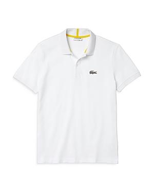 Lacoste Cotton Animal Print Croc Logo Regular Fit Polo Shirt