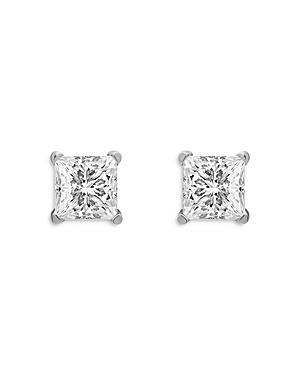 Unique Designs Diamond Accent Stud Earrings In 14k White Gold, 0.06 Ct. T.w. (62% Off) - Comparable Value $390