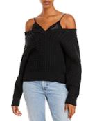 Alexanderwang.t Layered Look Cable Sweater