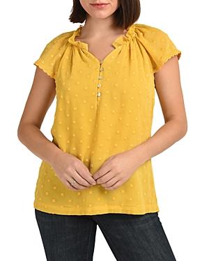 Daniel Rainn Tonal Embroidered Top