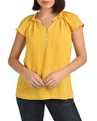 Daniel Rainn Tonal Embroidered Top