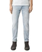Allsaints Codeco Iggy Straight Fit Jeans In Light Indigo Blue