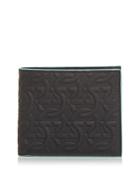 Salvatore Ferragamo Travel Gancini Embossed Leather Bifold Wallet
