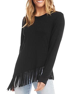Karen Kane Angled Fringe Top