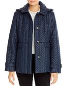 Kate Spade New York Quilted Hooded Coat
