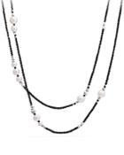 David Yurman Oceanica Tweejoux Necklace With Cultured Freshwater Pearls And Black Spinel