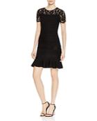 Lucy Paris Lace Illusion Knit Dress - 100% Bloomingdale's Exclusive