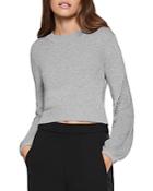 Bcbgeneration Balloon-sleeve Cropped Sweater