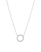 Bloomingdale's Diamond Open Circle Pendant Necklace In Sterling Silver, 15 - 100% Exclusive