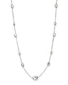 Sterling Silver Pebble Station Necklace, 36 - 100% Exclusive