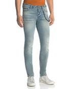 The Kooples Fitted Slim Fit Jeans In Blue