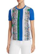 Tory Burch Printed-front Tee