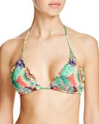 Red Carter Lost Paradise Spring Reversible Triangle Bikini Top