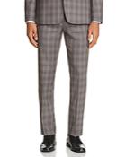 Theory Marlo Tonal Check Plaid Slim Fit Suit Separate Dress Pants