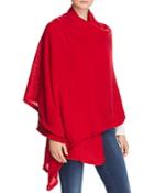 C By Bloomingdale's Cashmere Ruffle Wrap