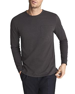 Reiss Avenue Garment Dyed Long Sleeve Tee