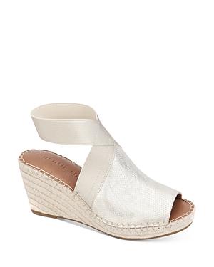 Gentle Souls By Kenneth Cole Women's Charli Ankle Strap Espadrille Wedge Sandals